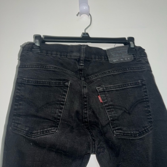 Levi's Men's Classic Black Straight Jeans - Picture 5 of 6